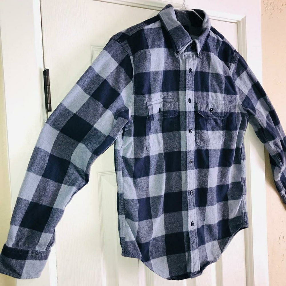 Abercrombie & Fitch 'NvrWorn' MENS FLANNEL Shirt S